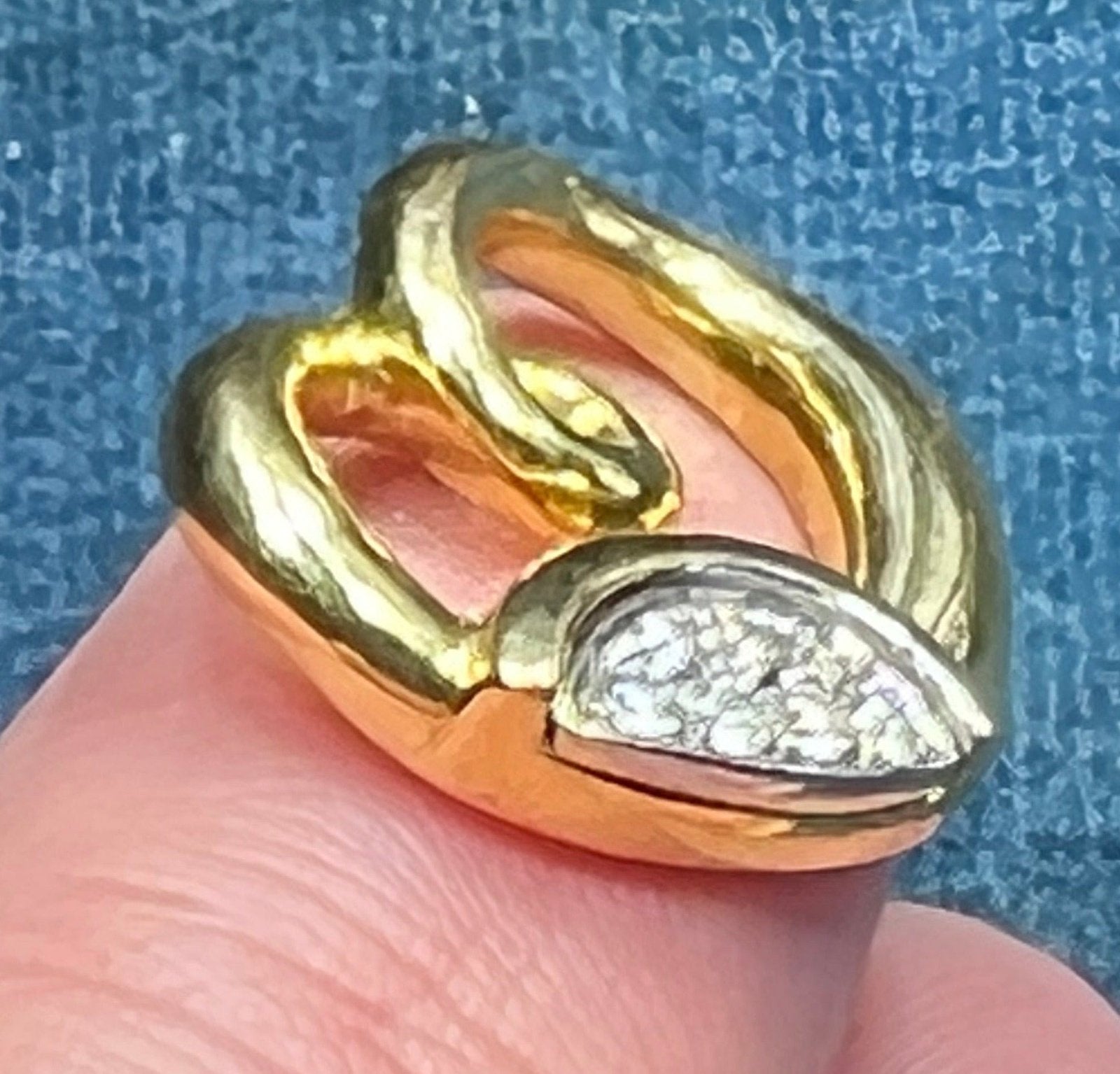 MOVADO STERLING & DIAMOND RING SIZE 7 | eBay
